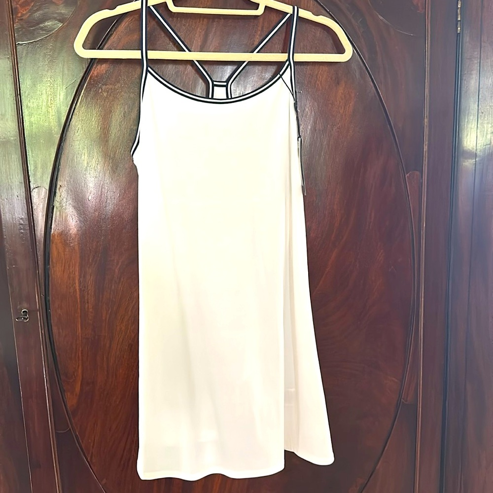 RLX Racerback Ralph Lauren white/navy trim golf/tennis dress. NWT SZ M